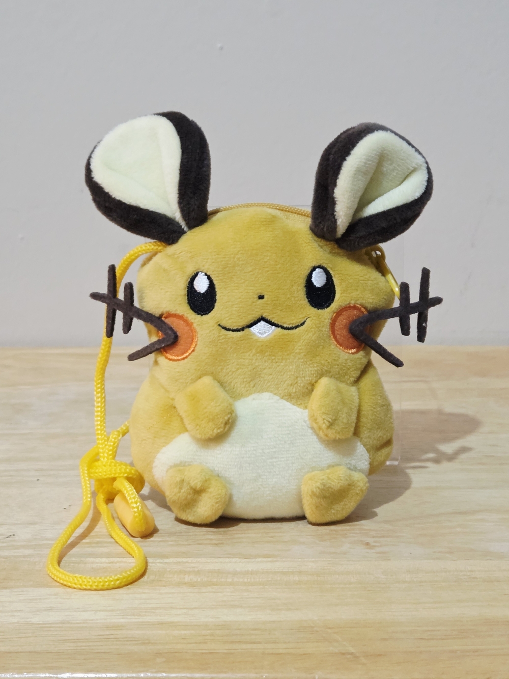 Pokemon Dedenne Mini Plush Coin Pouch with Strap - Pocket Monsters Bag